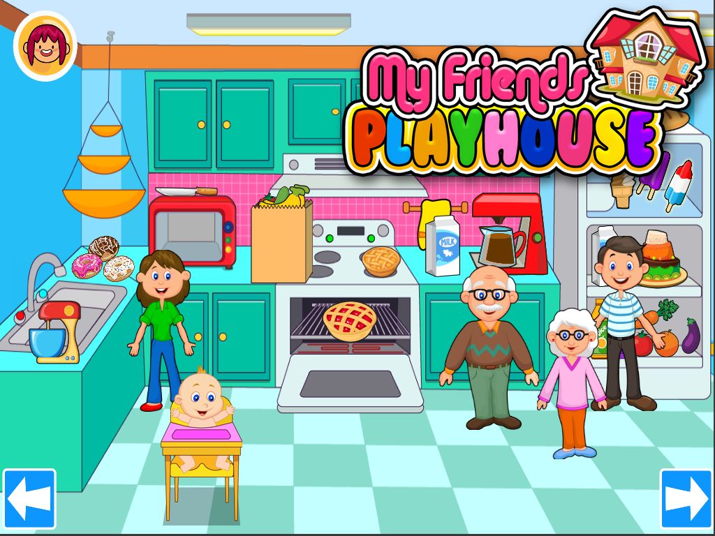 My Pretend House - Kids Family & Dollhouse Games ภาพหน้าจอเกม