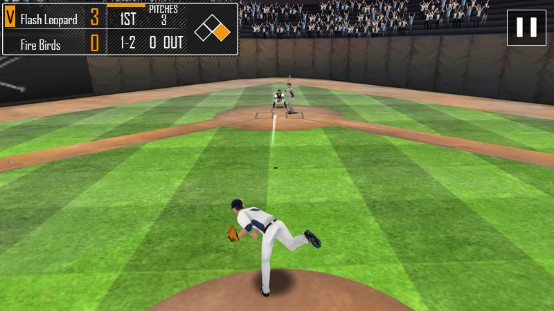 Screenshot of Real Baseball 3D