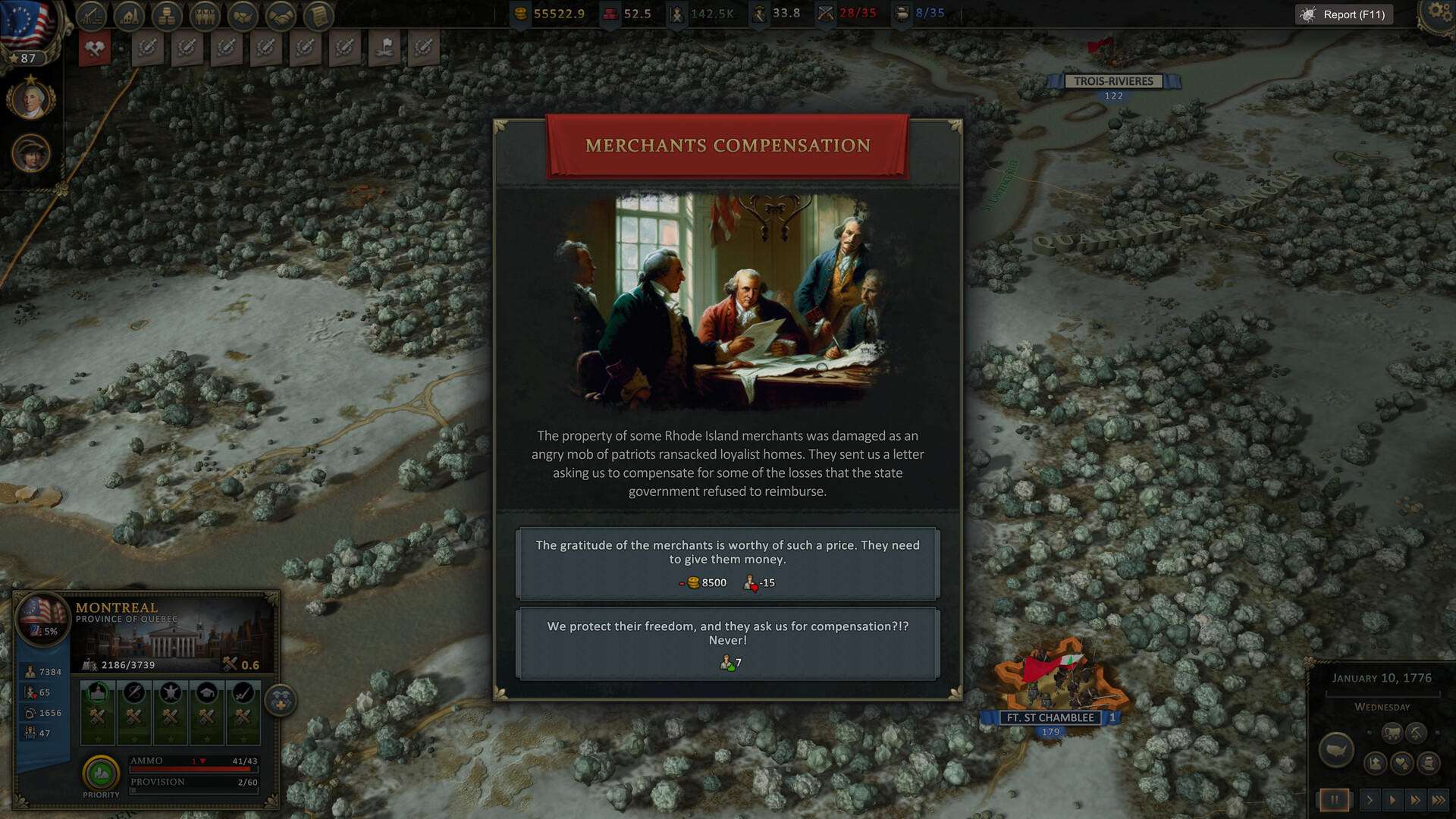 Ultimate General: American Revolution ภาพหน้าจอเกม