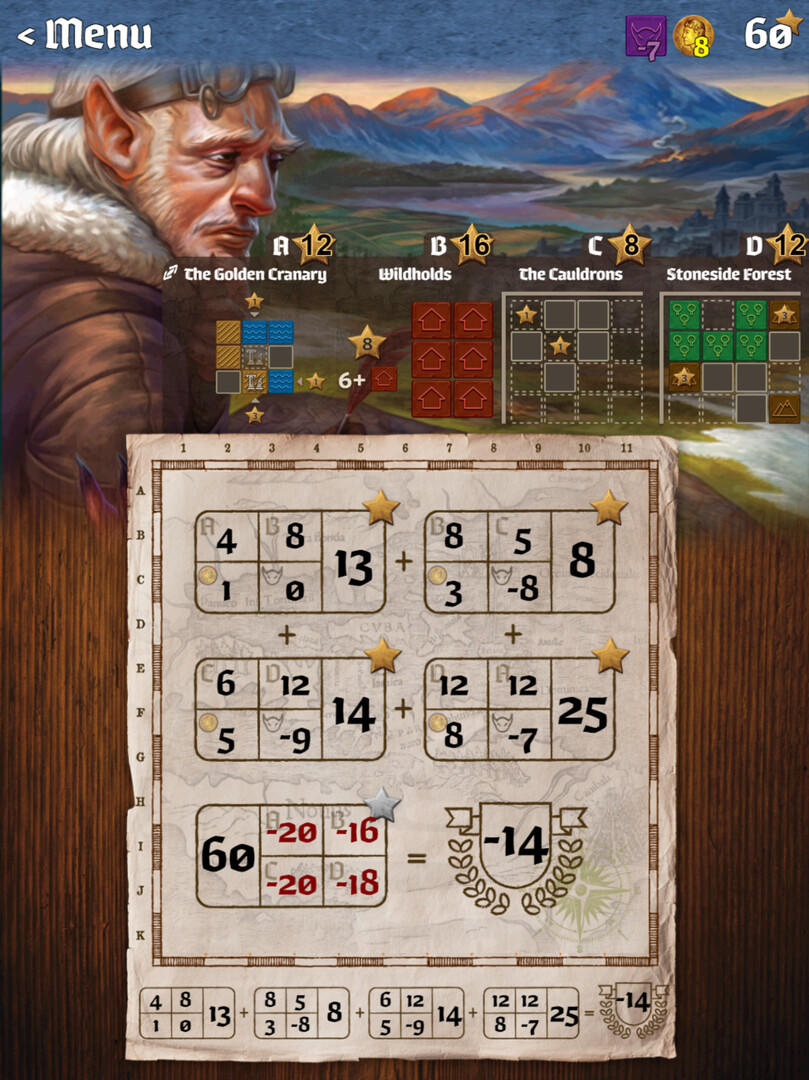 Cartographers Game Screenshot