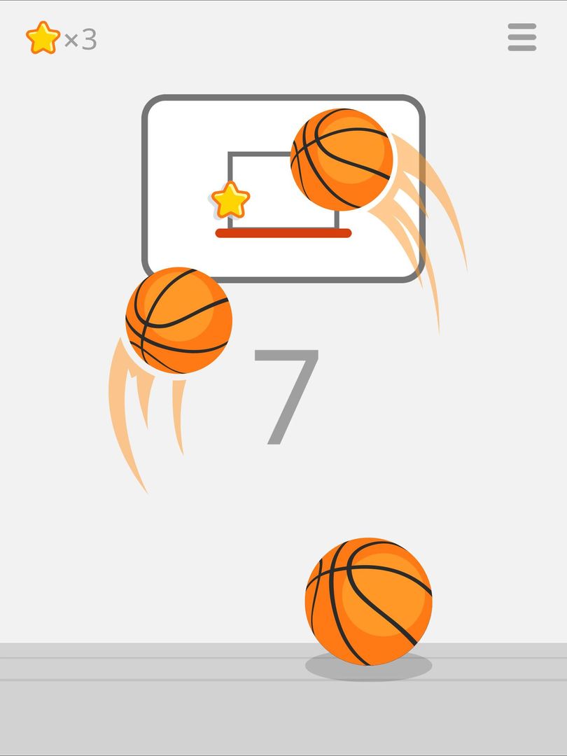 Ketchapp Basketball 게임 스크린 샷