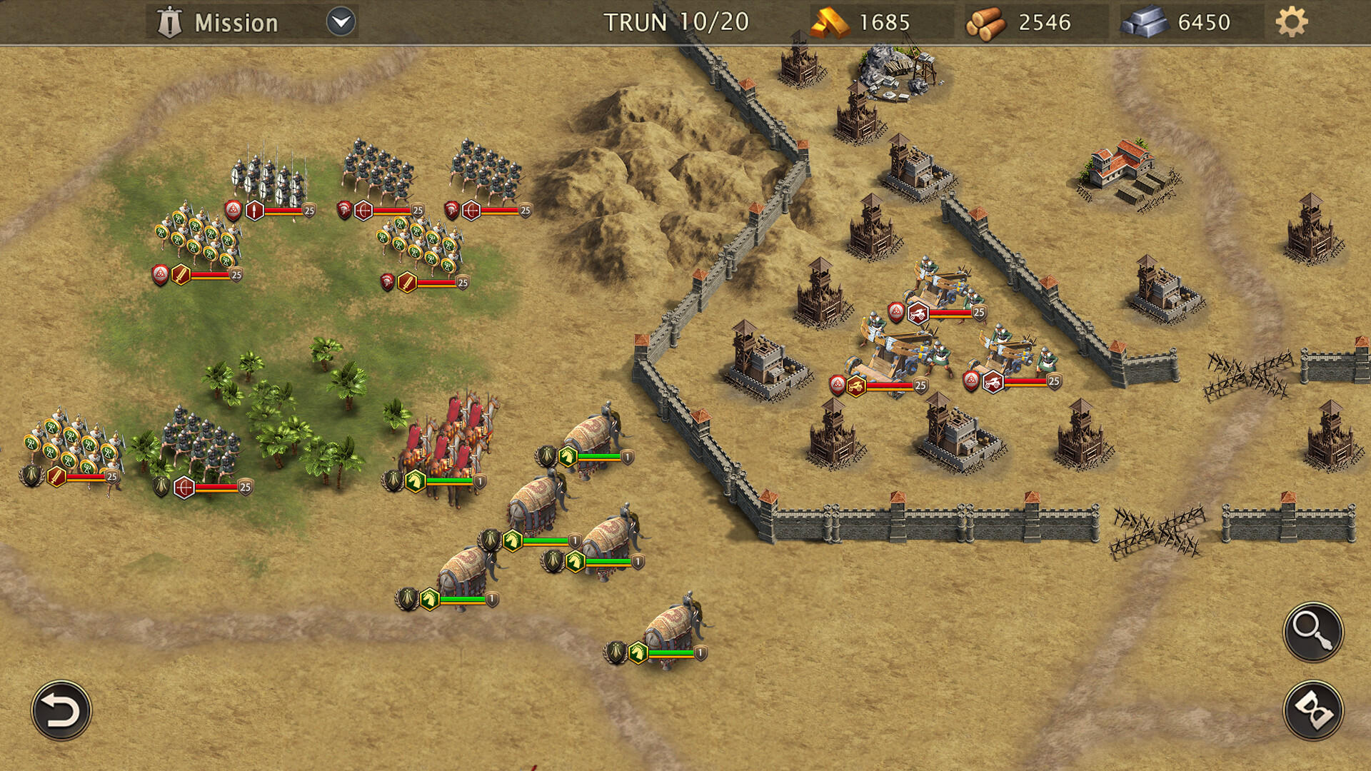 Screenshot of World War: Rome - Free Strategy Game