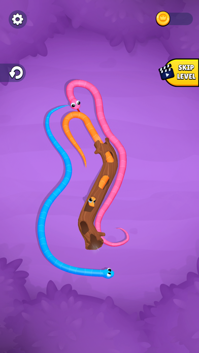 Screenshot of Snake Knot: Sort Puzzle Game
