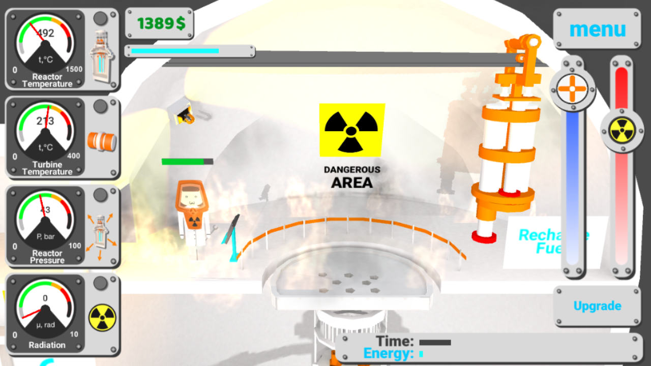 Nuclear inc 2 - nuclear power plant simulatorのキャプチャ
