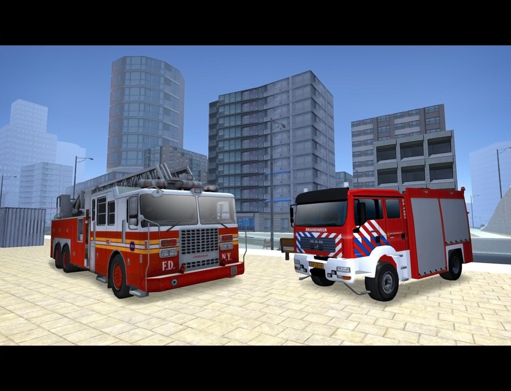 Fire Truck Simulator 2016 ゲームのスクリーンショット