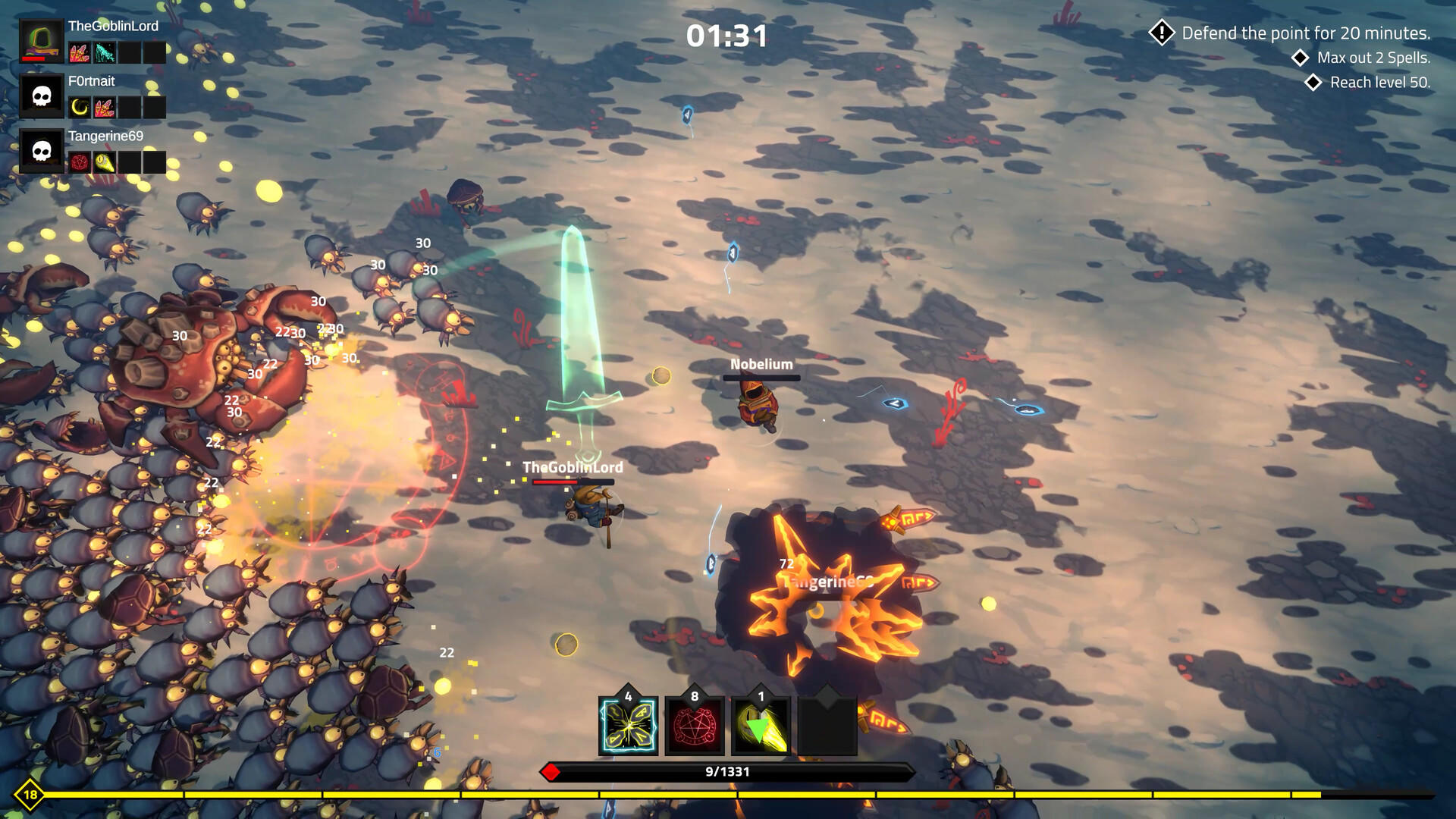 The Spell Brigade screenshot game