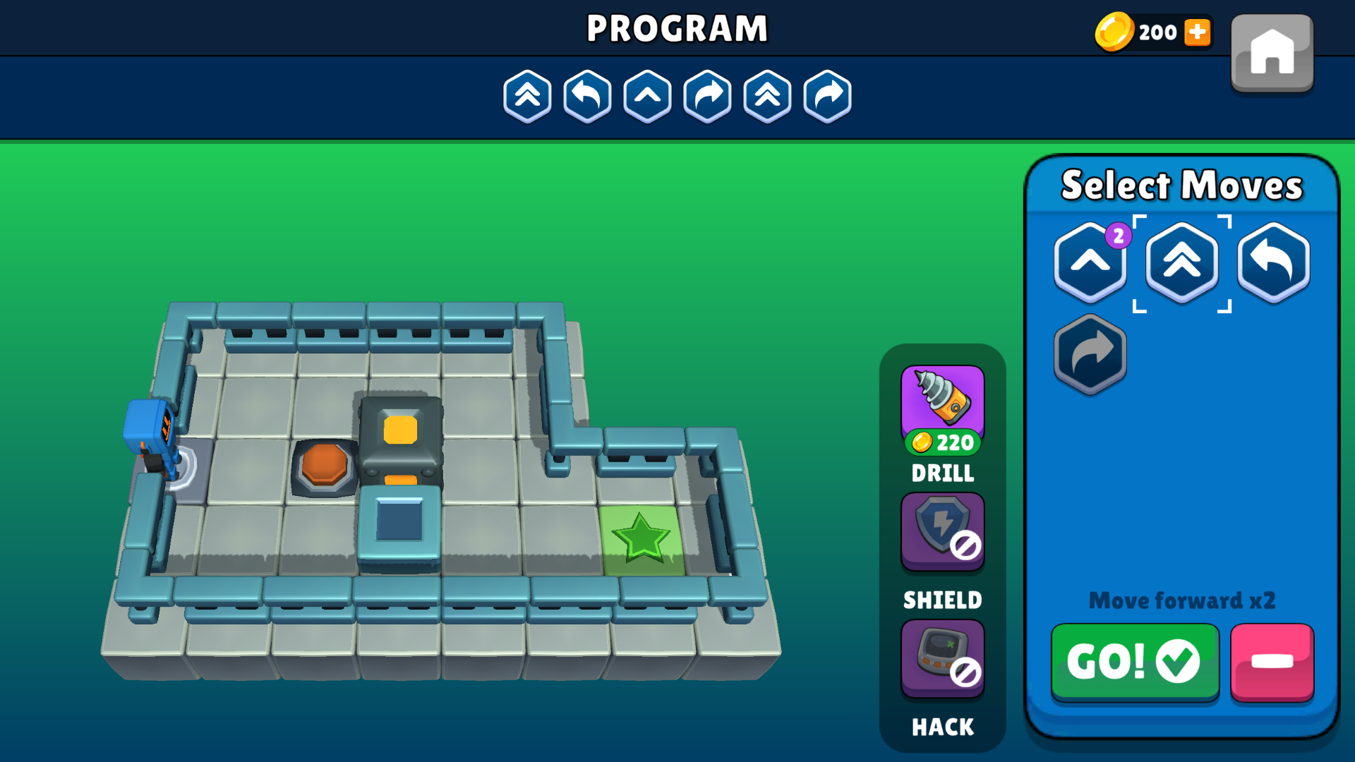 Скриншот игры Go Go Robot - Puzzle Adventure