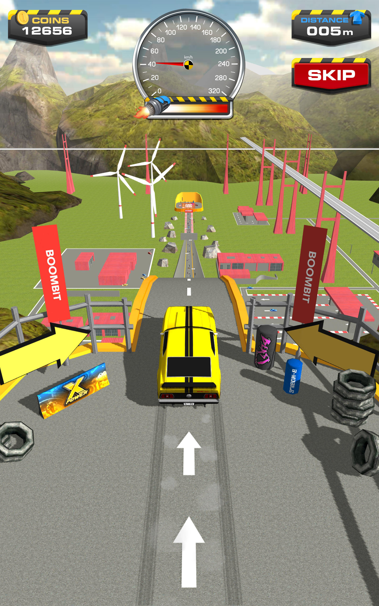 トラックジャンプを繰り出せ ゲームのスクリーンショット