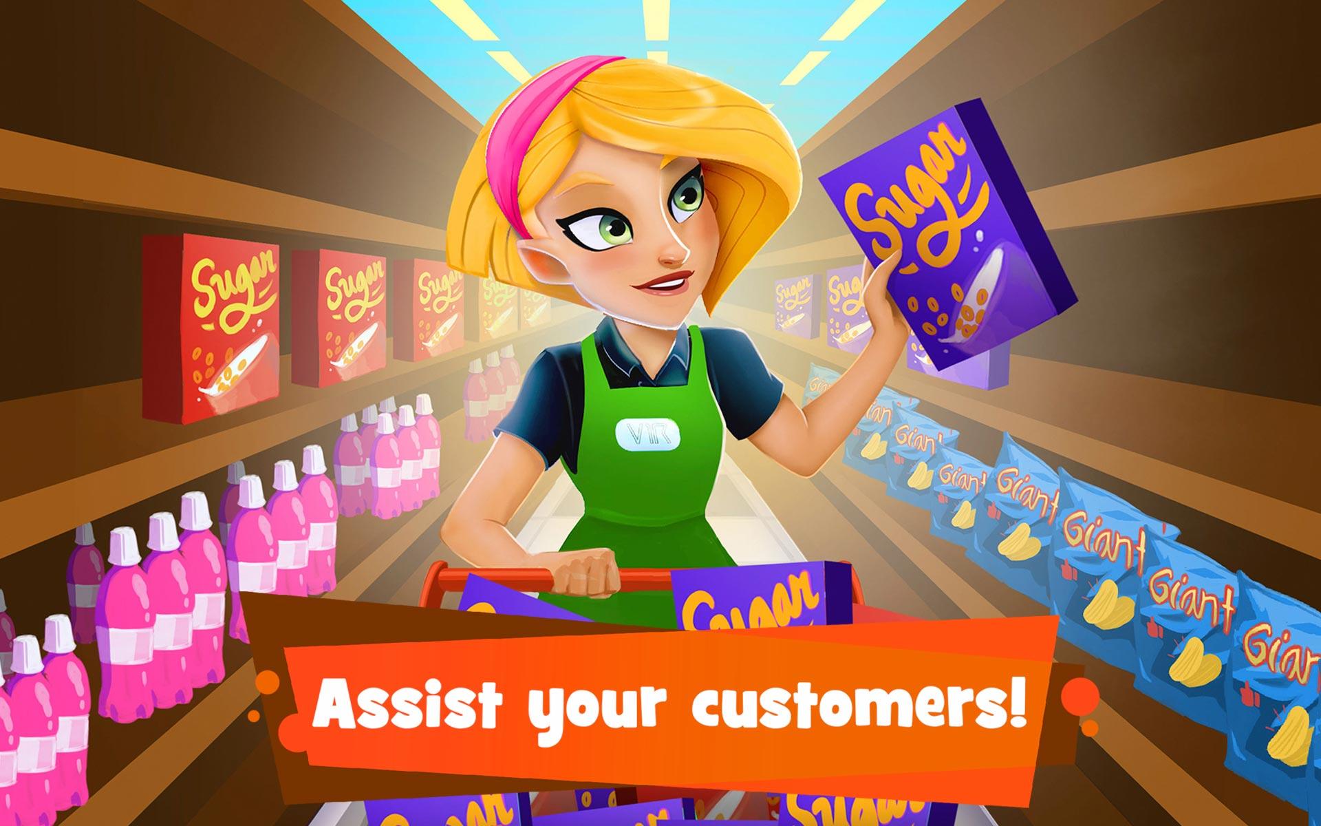 Supermarket Manager Simulator Game Screenshot