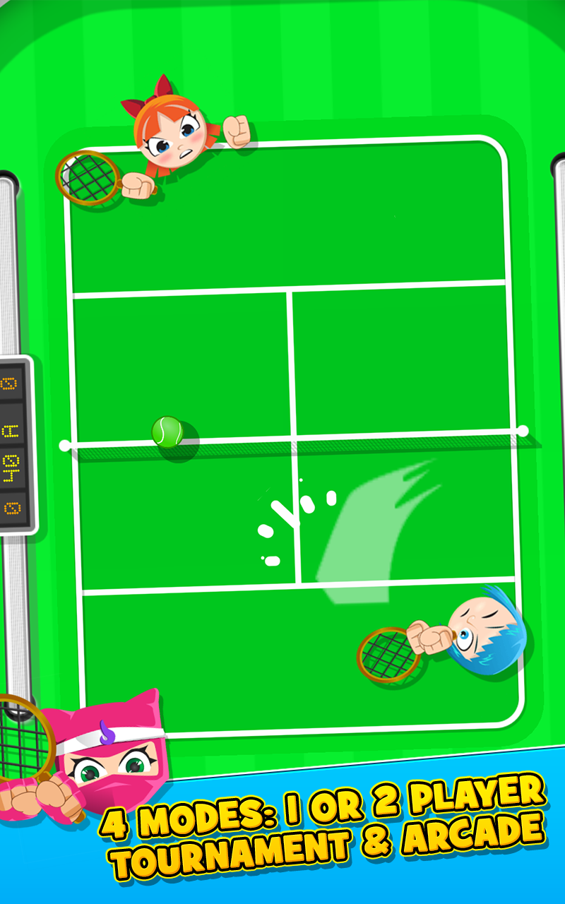 Bang Bang Tennis Game Game Screenshot