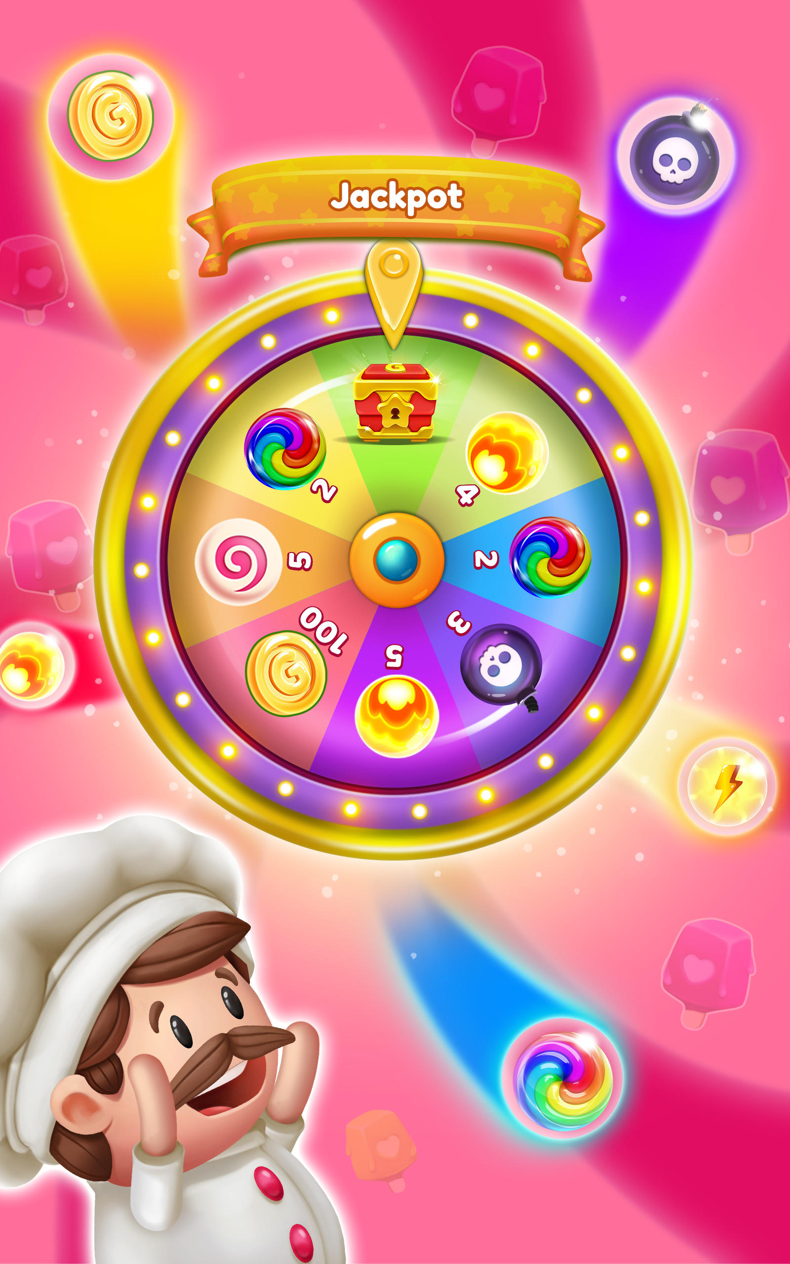 Bubble Shooter Games Gummy Pop Game Screenshot