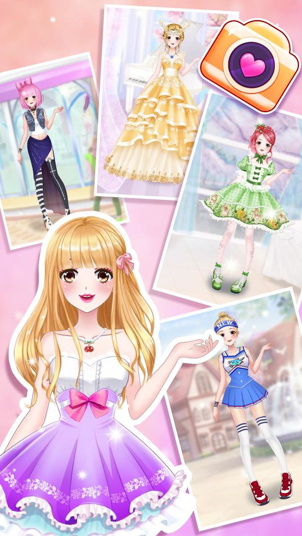 👧👧Anime Girl Fashion Makeup screenshot game
