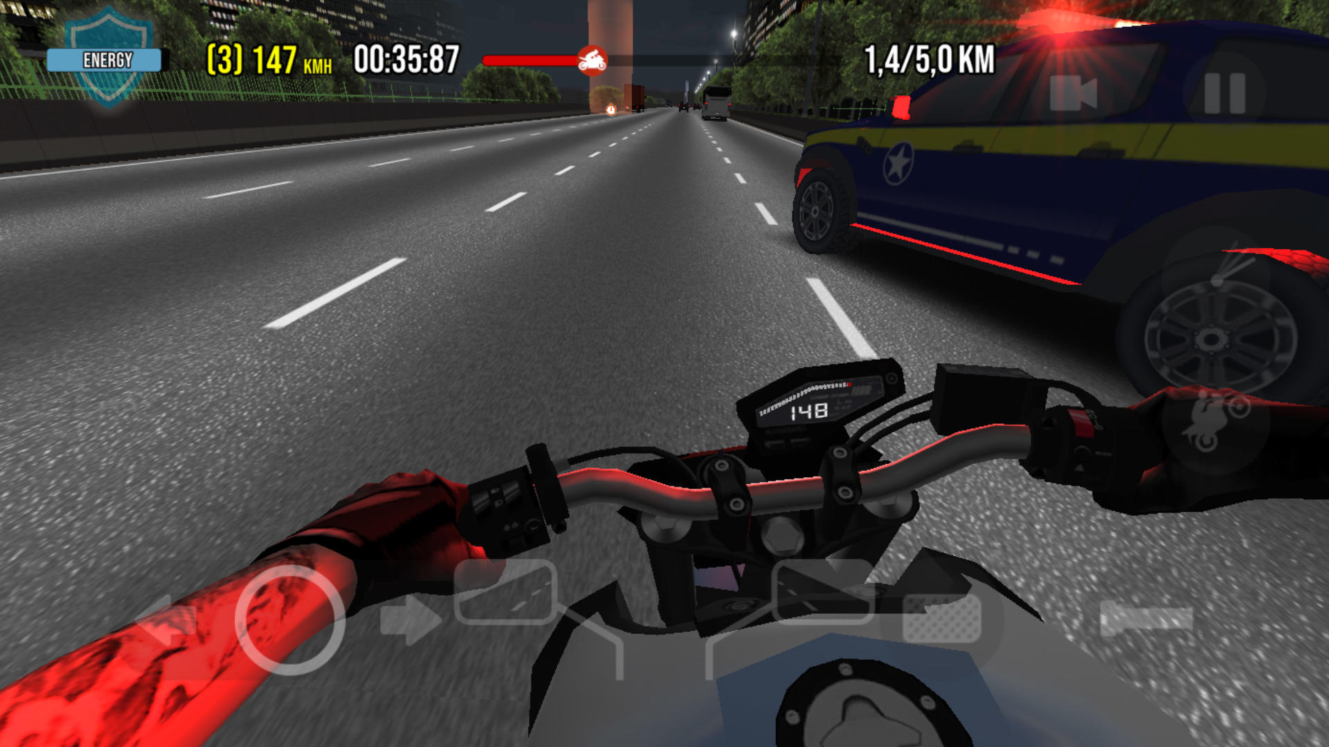 Traffic Motos 3 Game Screenshot