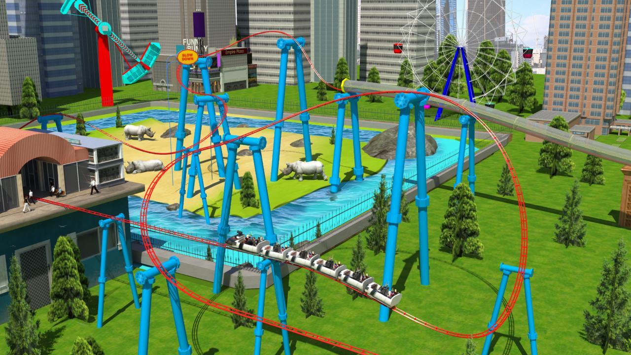 Cuplikan Layar Game Roller Coaster Games