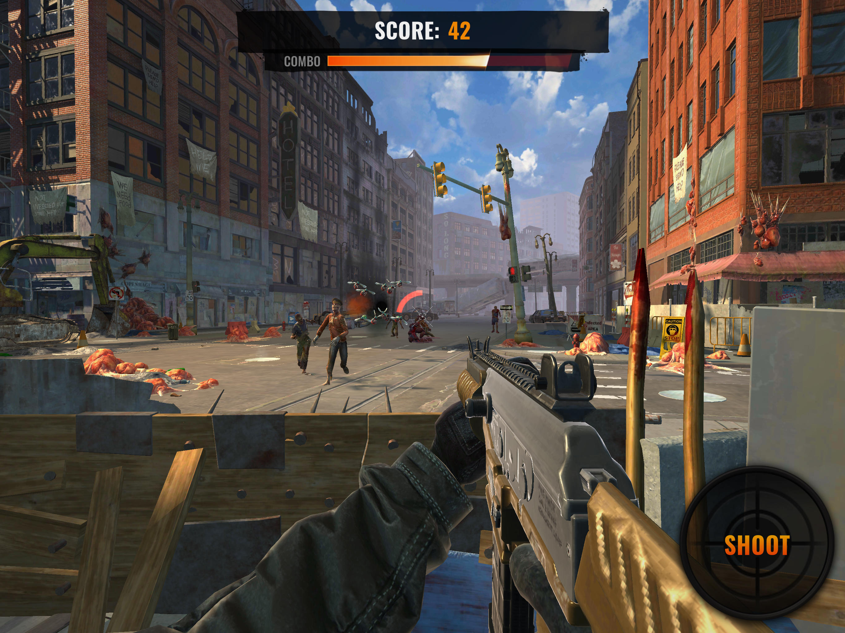 Undead Clash: Zombie Games 3D ゲームのスクリーンショット