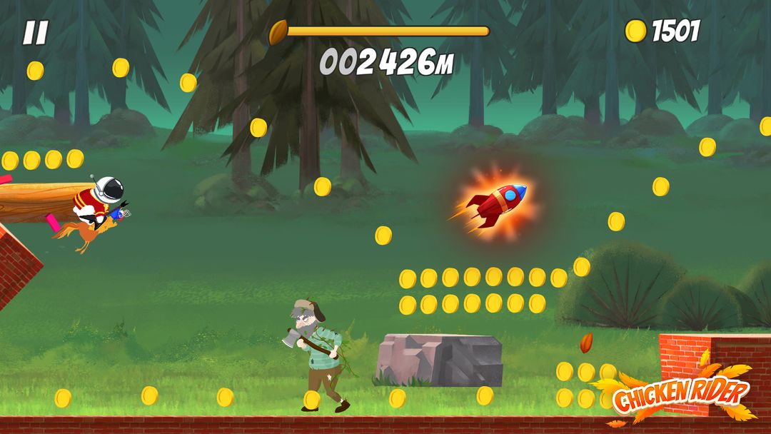 Chicken Rider screenshot game