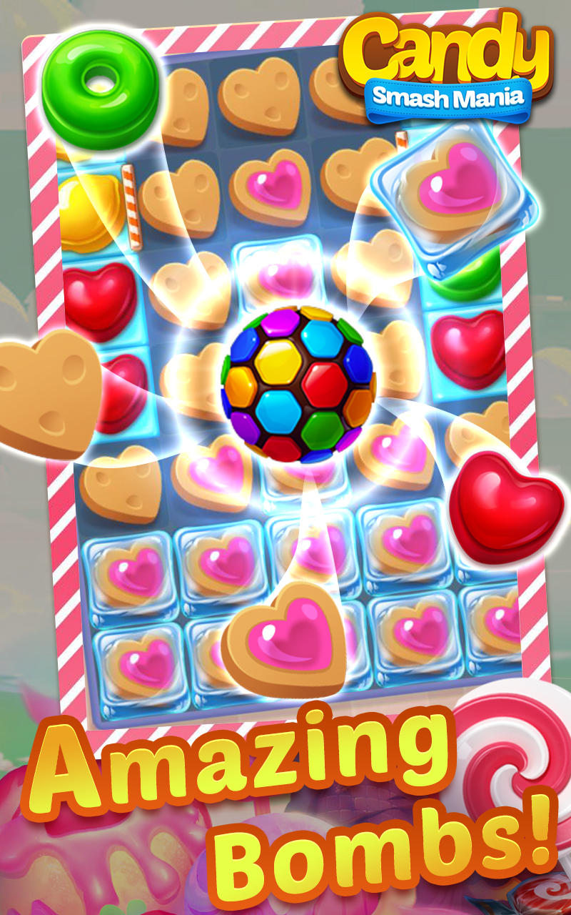 Candy Smash Mania ゲームのスクリーンショット