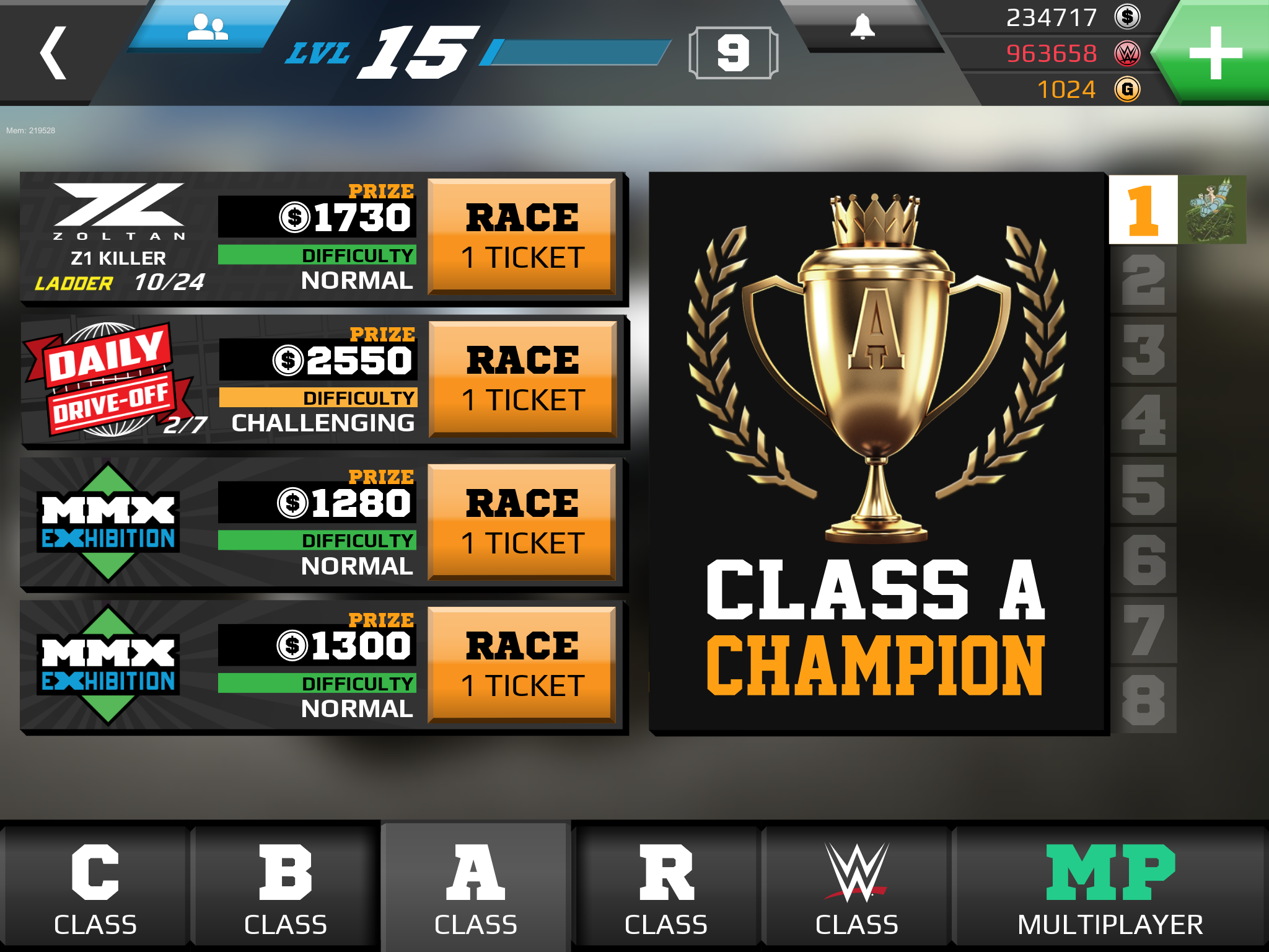 MMX Racing Game Screenshot