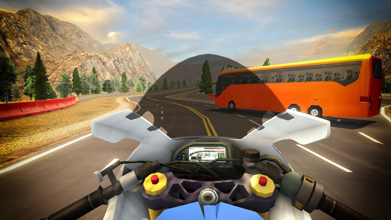 Bike VS Bus Racing Games Game Screenshot
