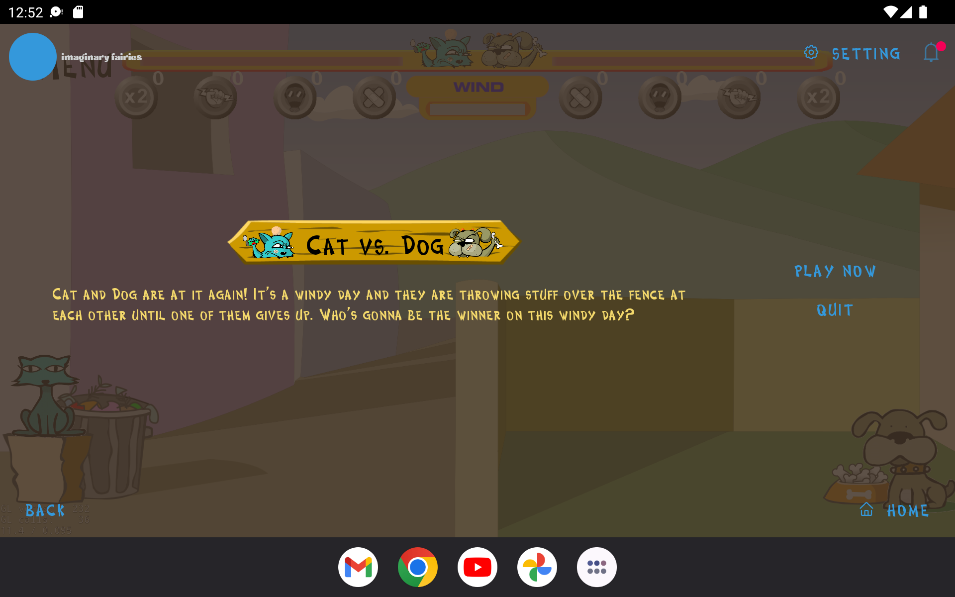 Cat vs Dog screenshot game
