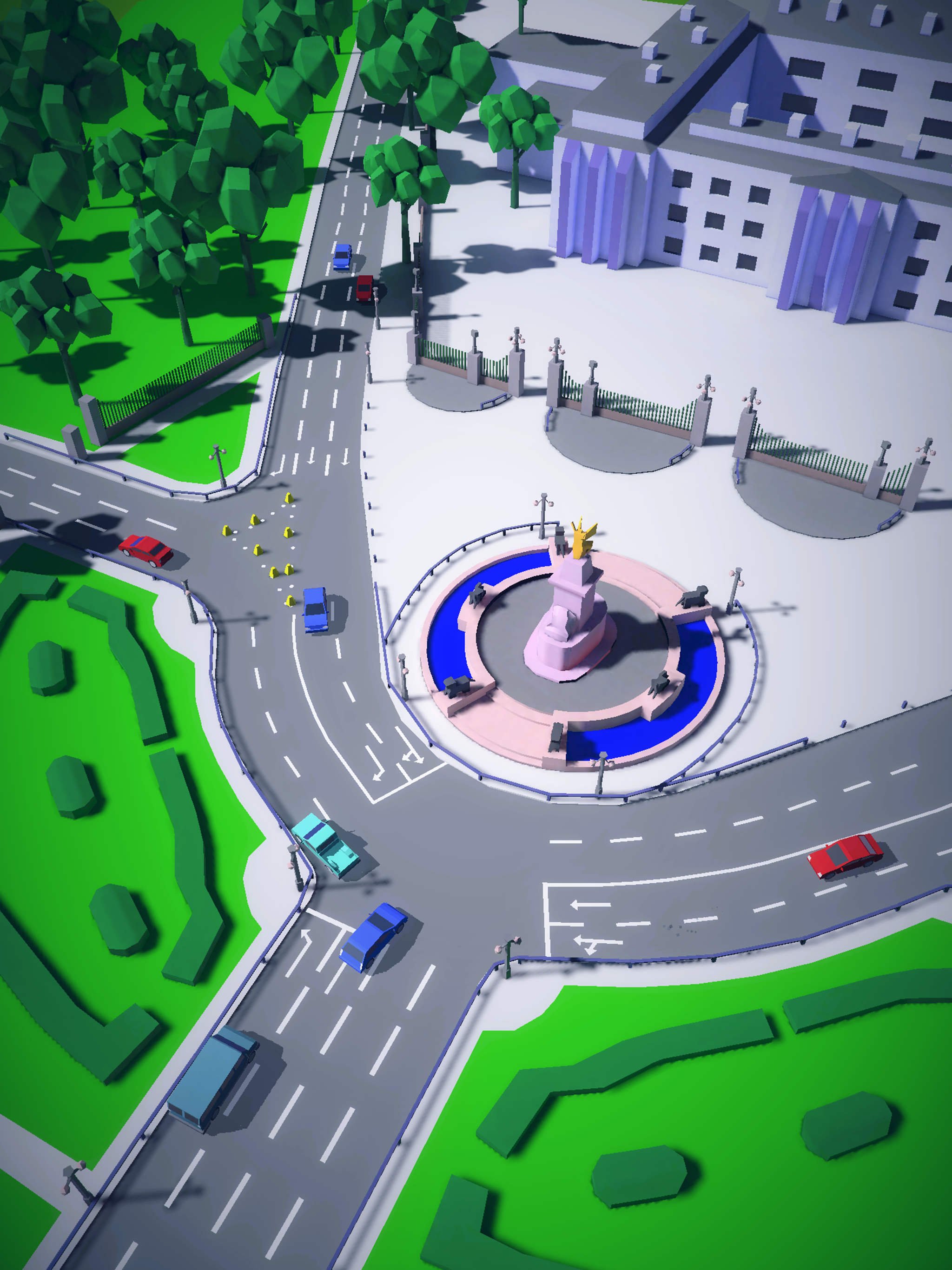 Crossroad crash ภาพหน้าจอเกม