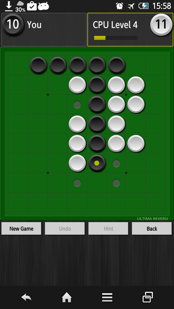 Ultima Reversi screenshot game