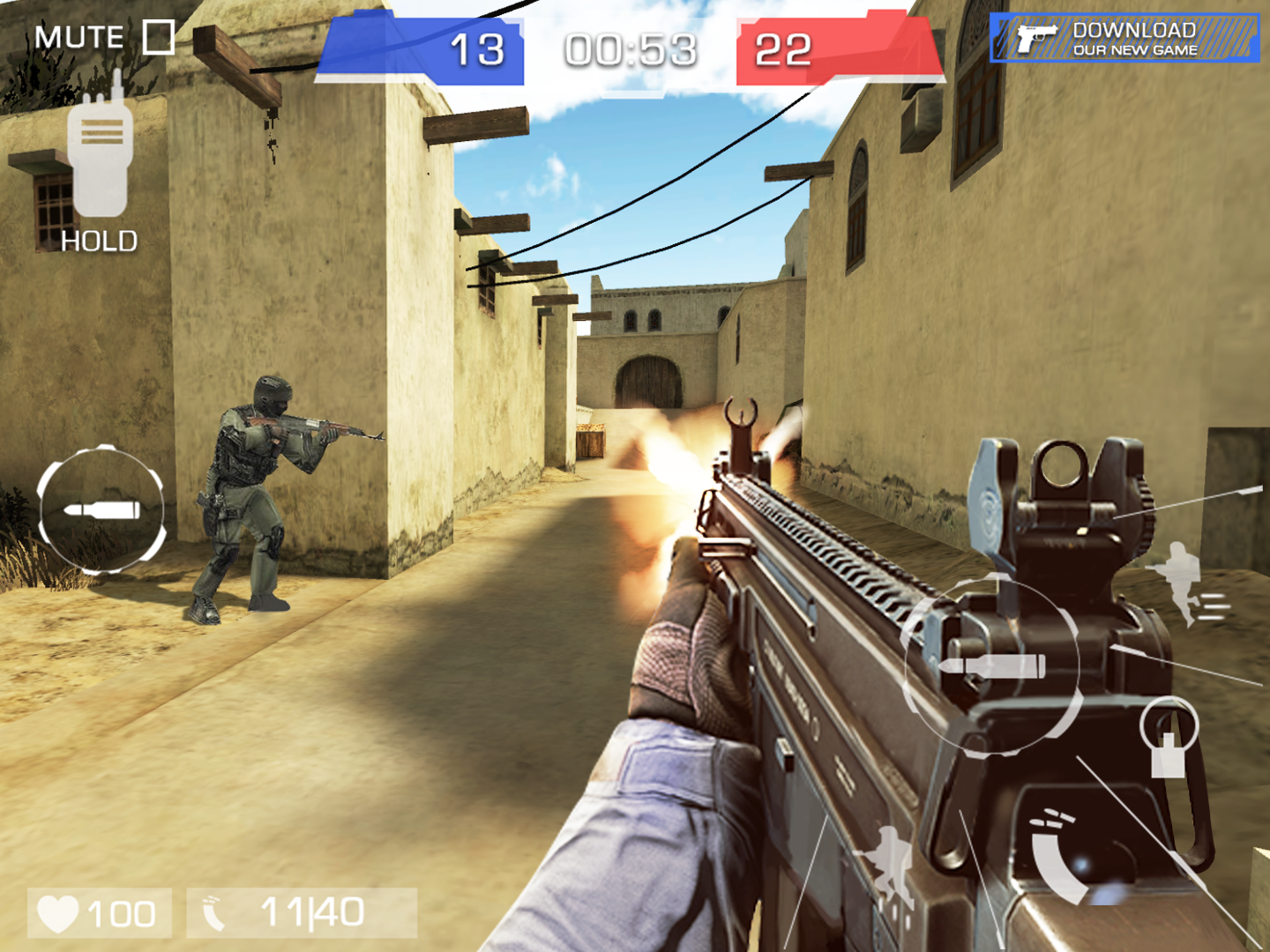 카운터 테러리스트 총격전 FPS 게임 스크린 샷
