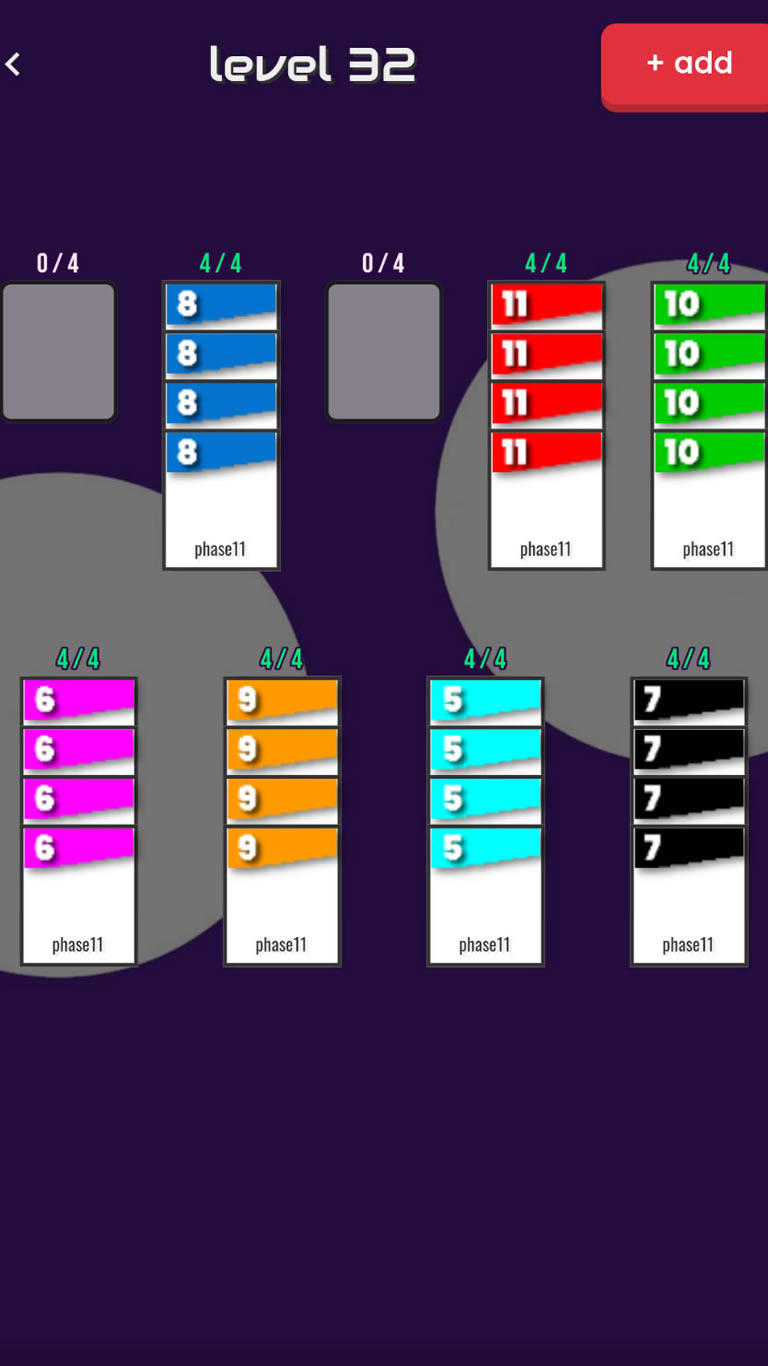 Phase 11: Card Sort, Strategy Game Screenshot