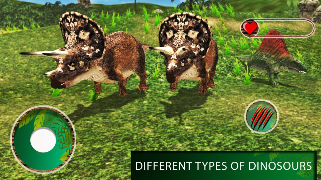 Dino Battle: Jungle Adventure 게임 스크린 샷