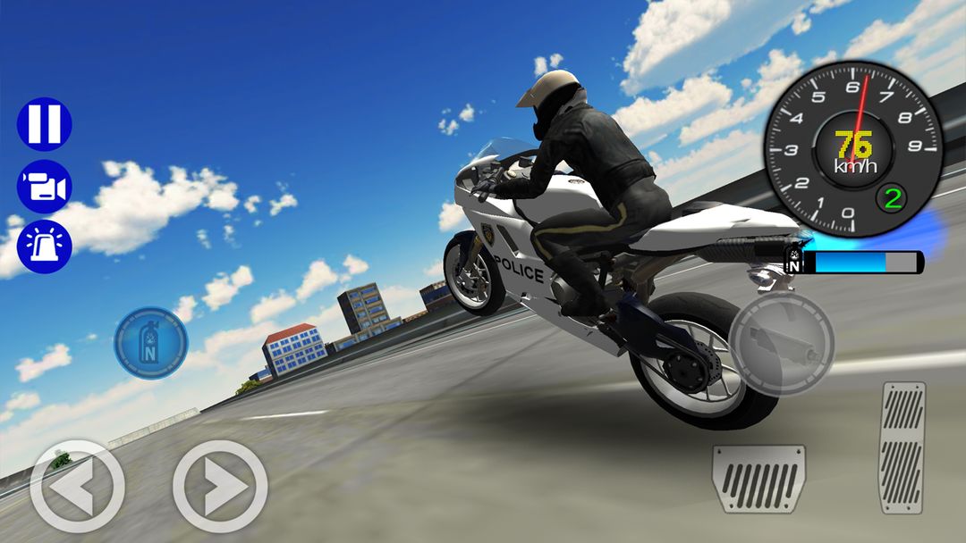 Police Bike City Simulator screenshot game