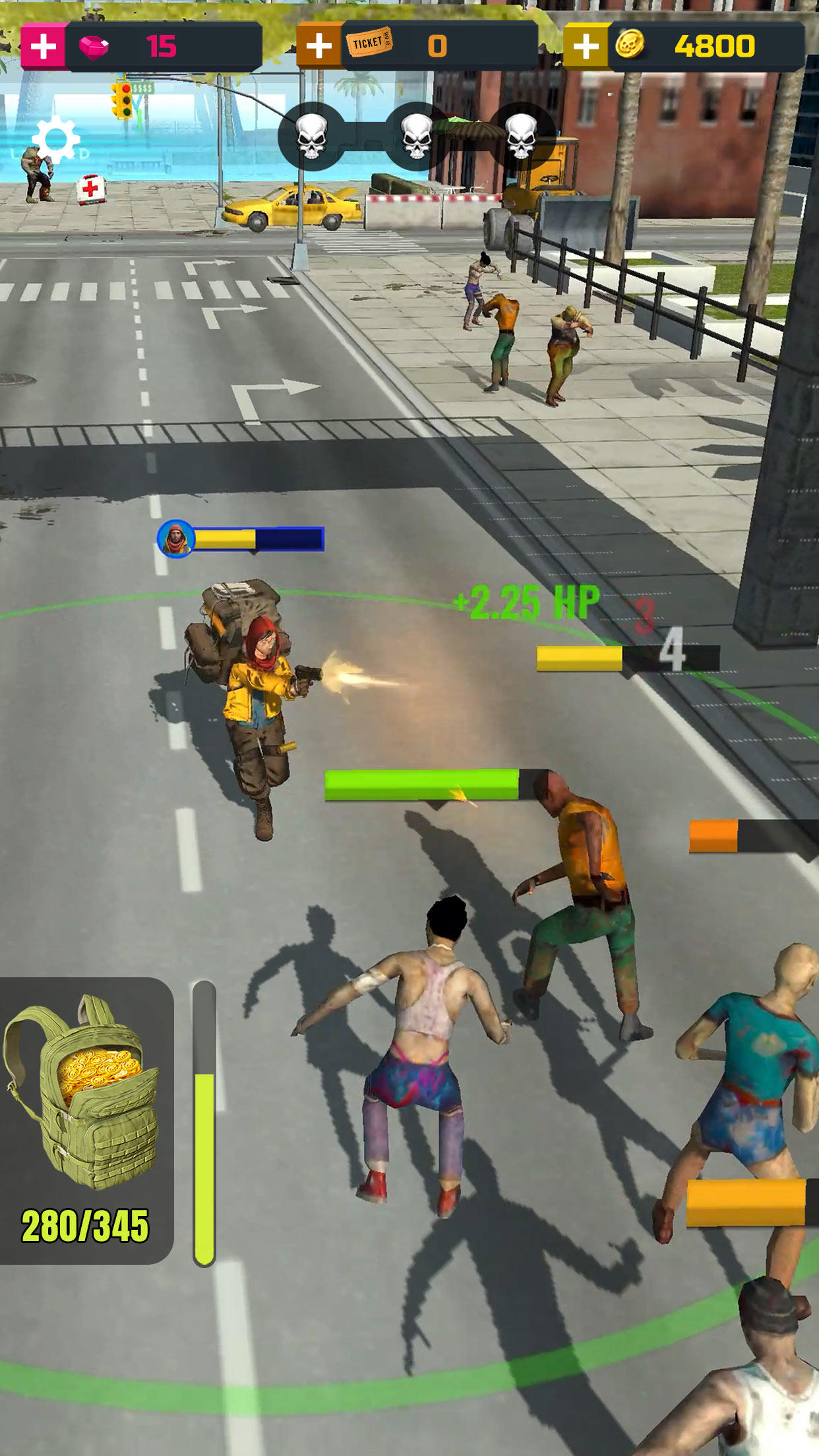 Zombie Survival Apocalypse 게임 스크린 샷