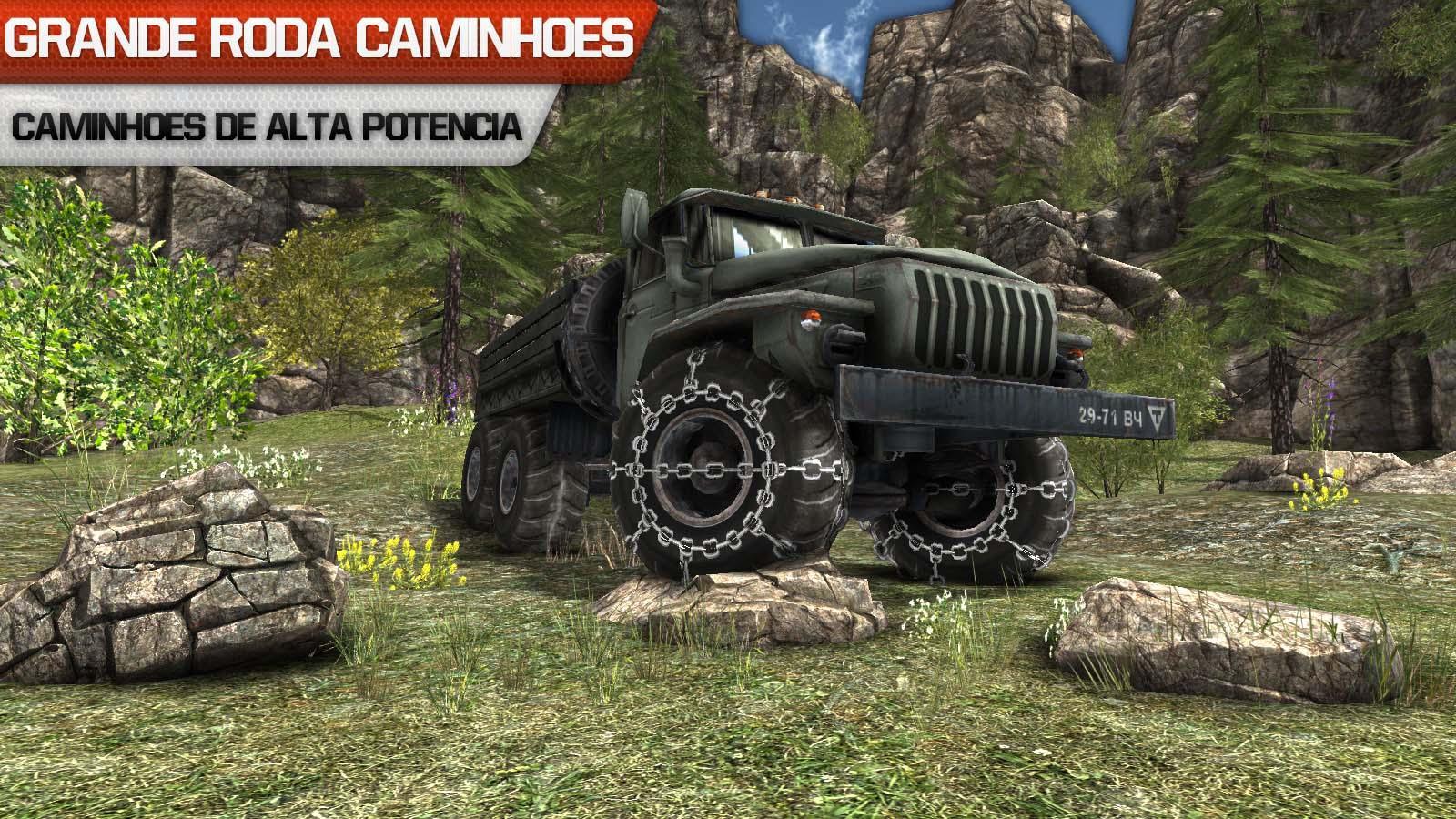 Captura de Tela do Jogo Motorista de caminhão: Offroad