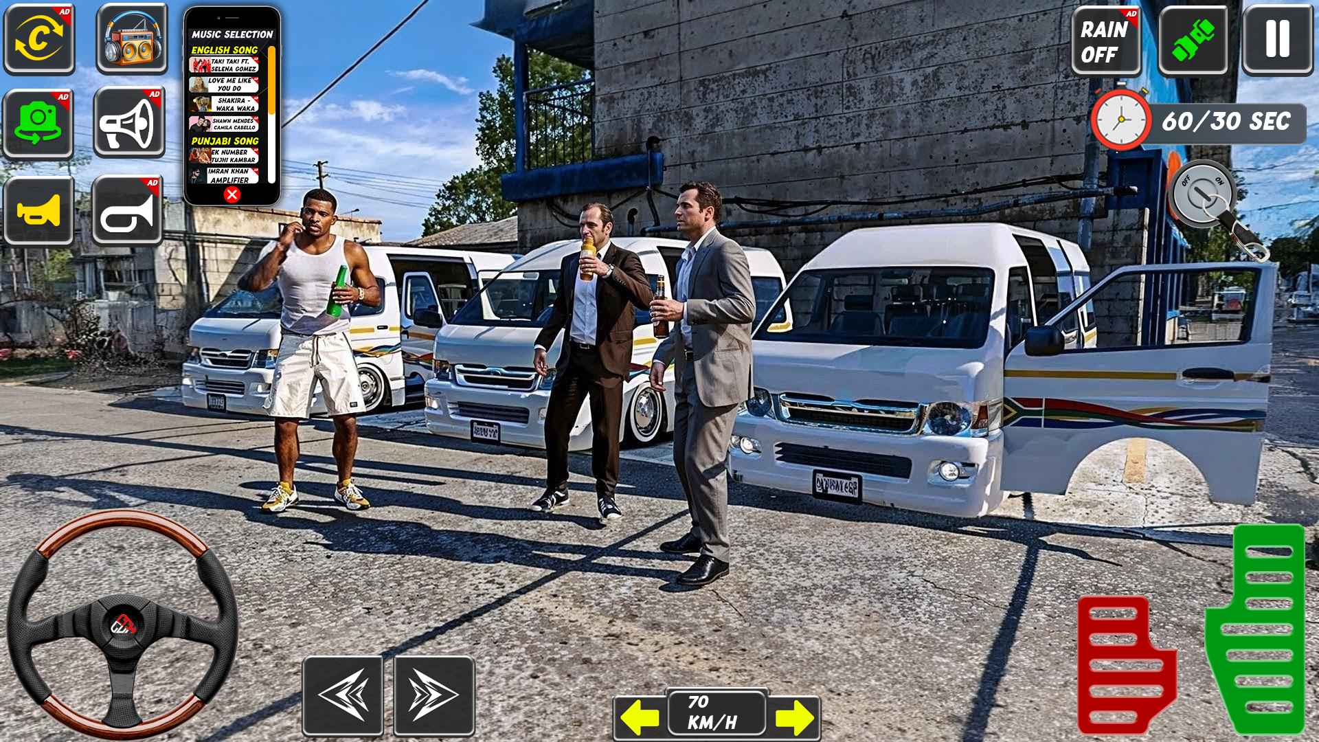 Van Simulator Offroad Game Game Screenshot