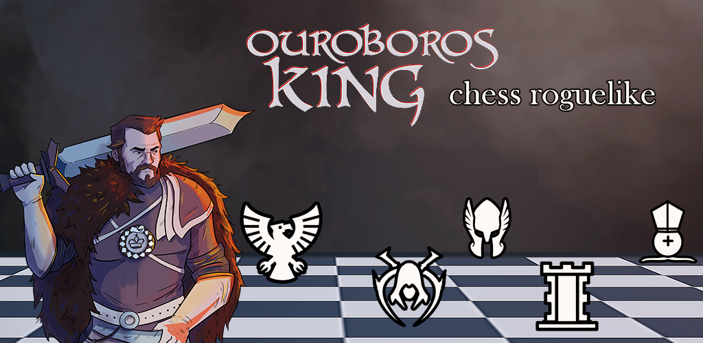 Banner of Ouroboros Re degli scacchi in stile Rogue 0.8