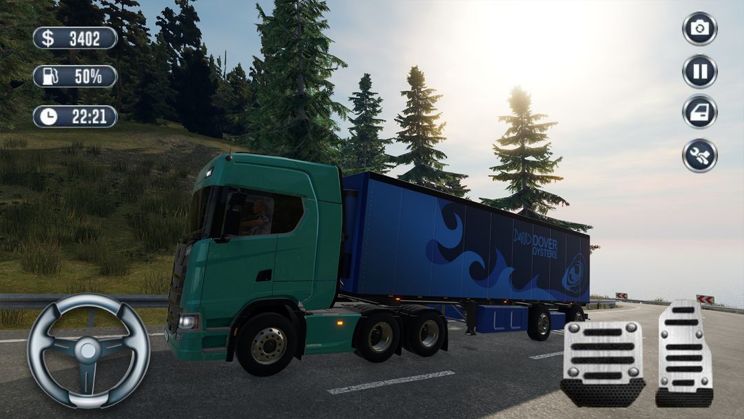 Truck Sim: Offroad Driver 게임 스크린 샷
