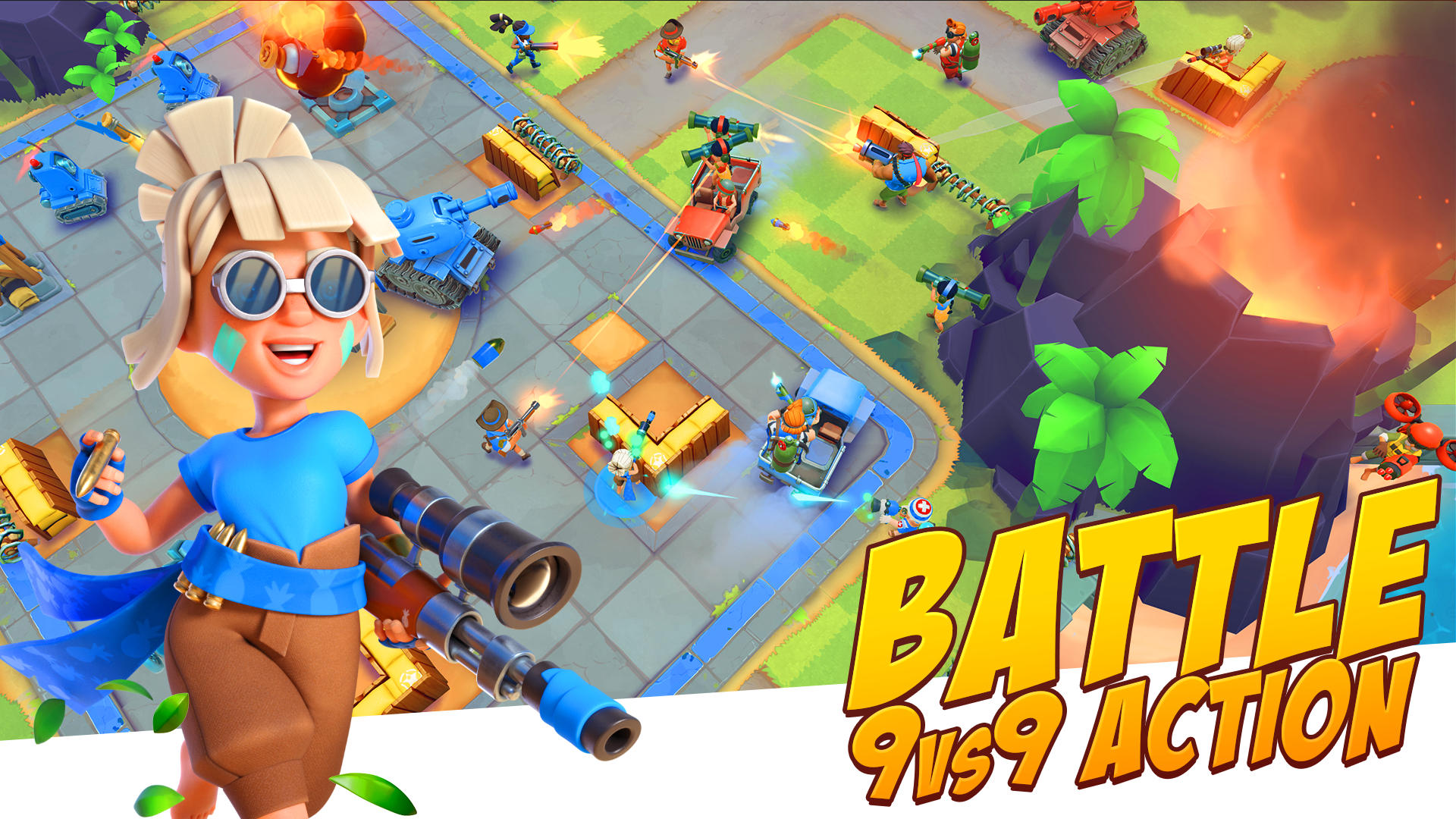 Boom Beach: Frontlines Game Screenshot