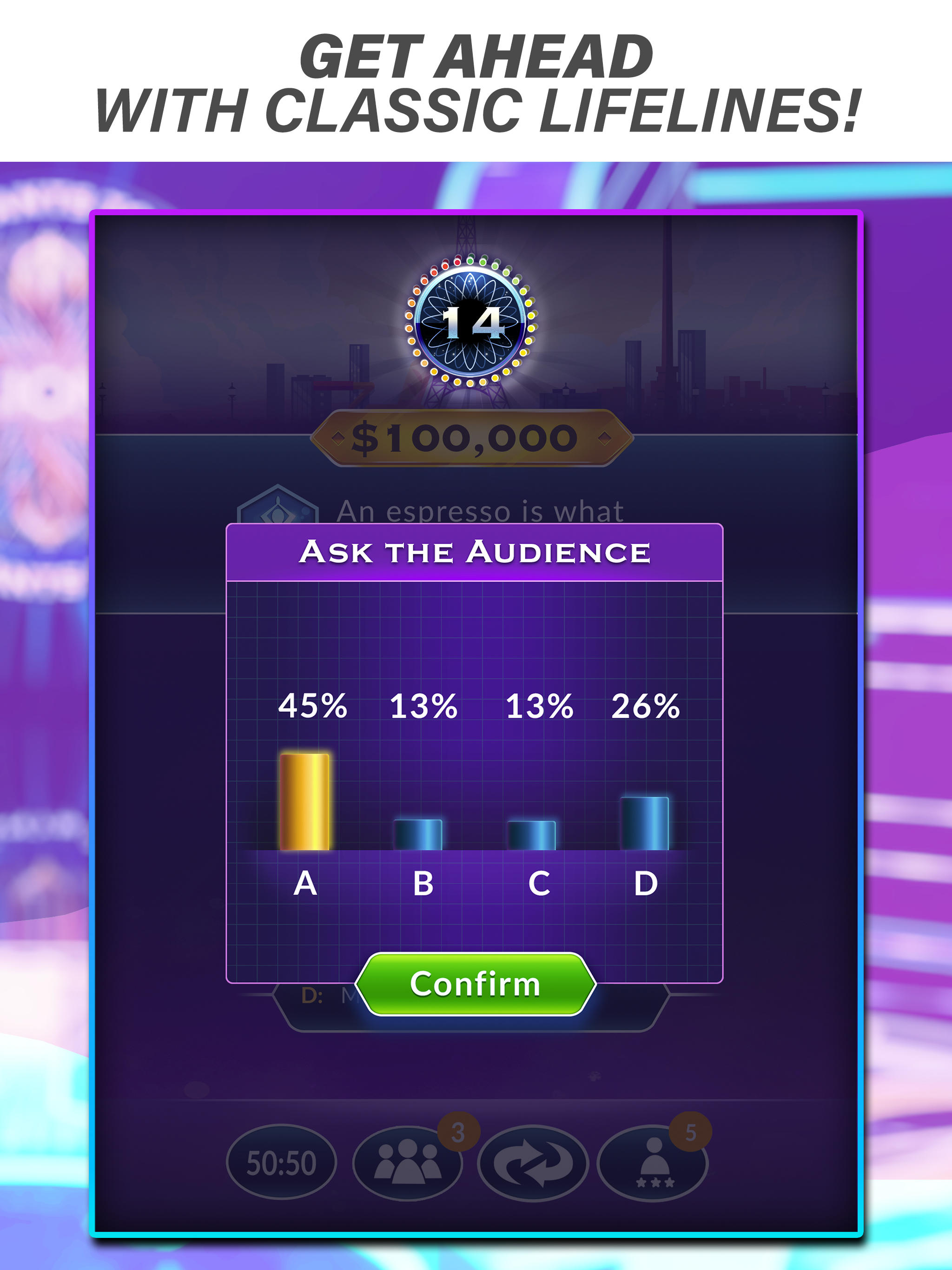 Official Millionaire Game Game Screenshot