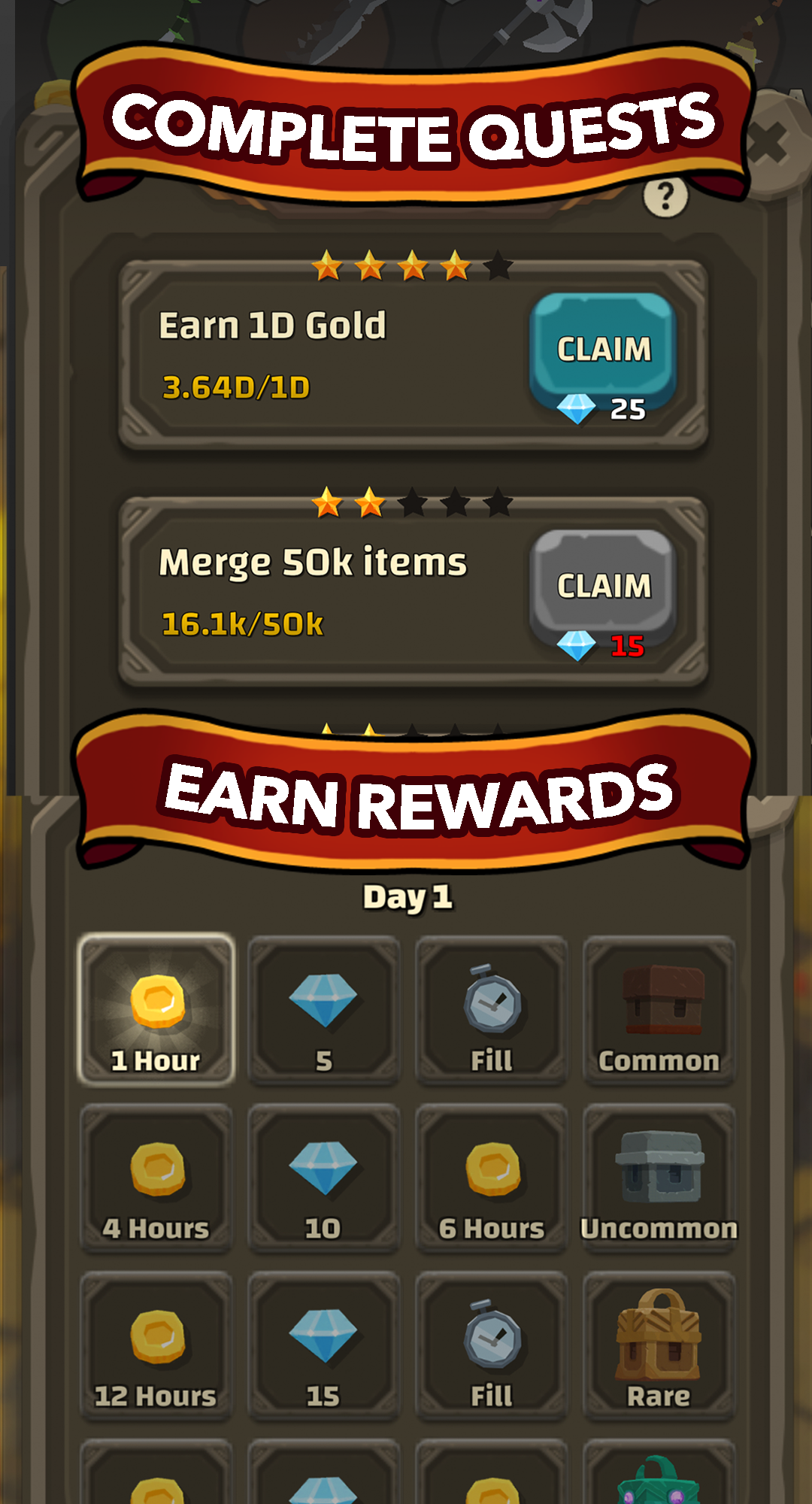 Blacksmith: Ancient Weapons -  Game Screenshot