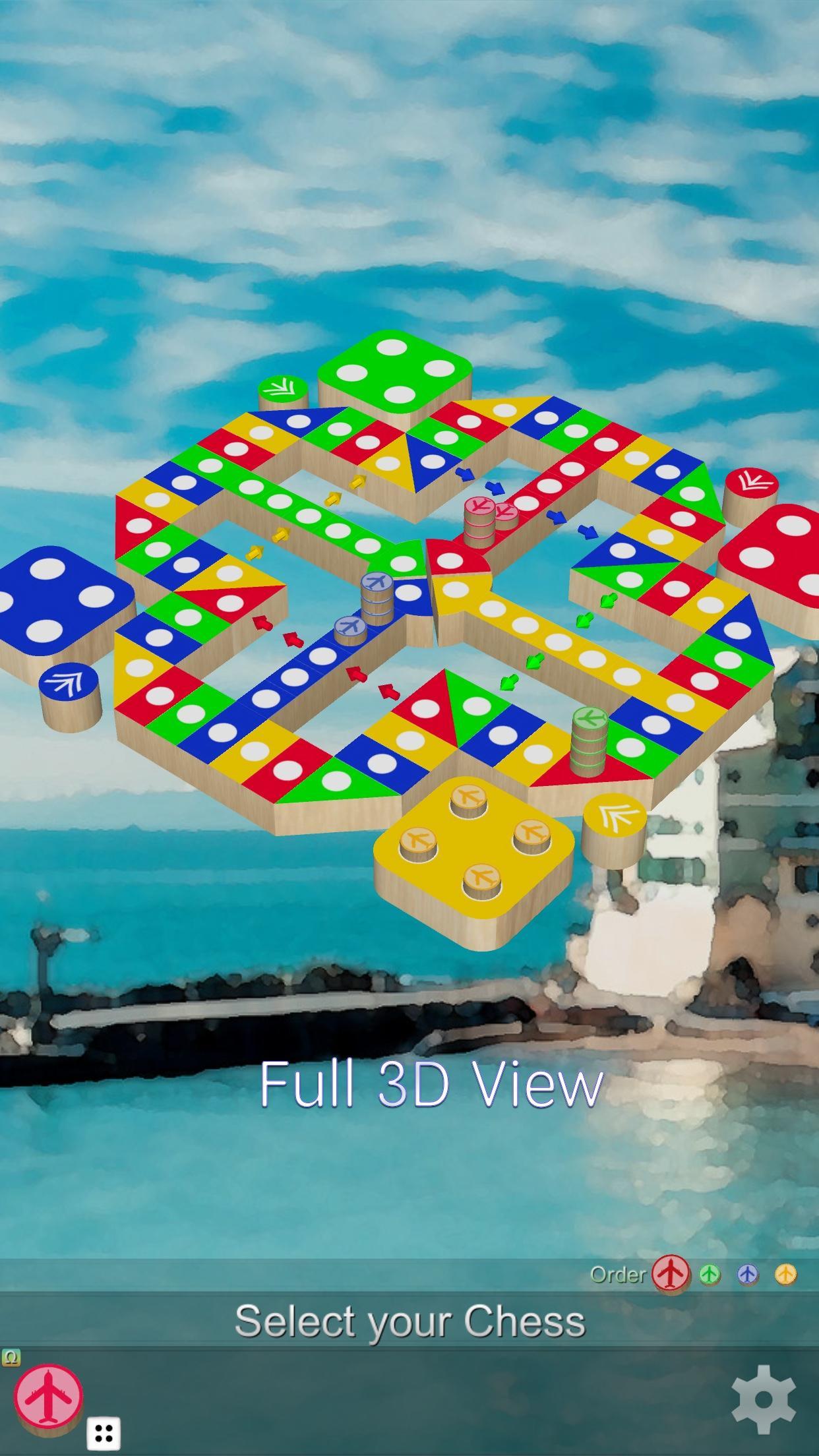 Aeroplane Chess 3D - Ludo Game Game Screenshot