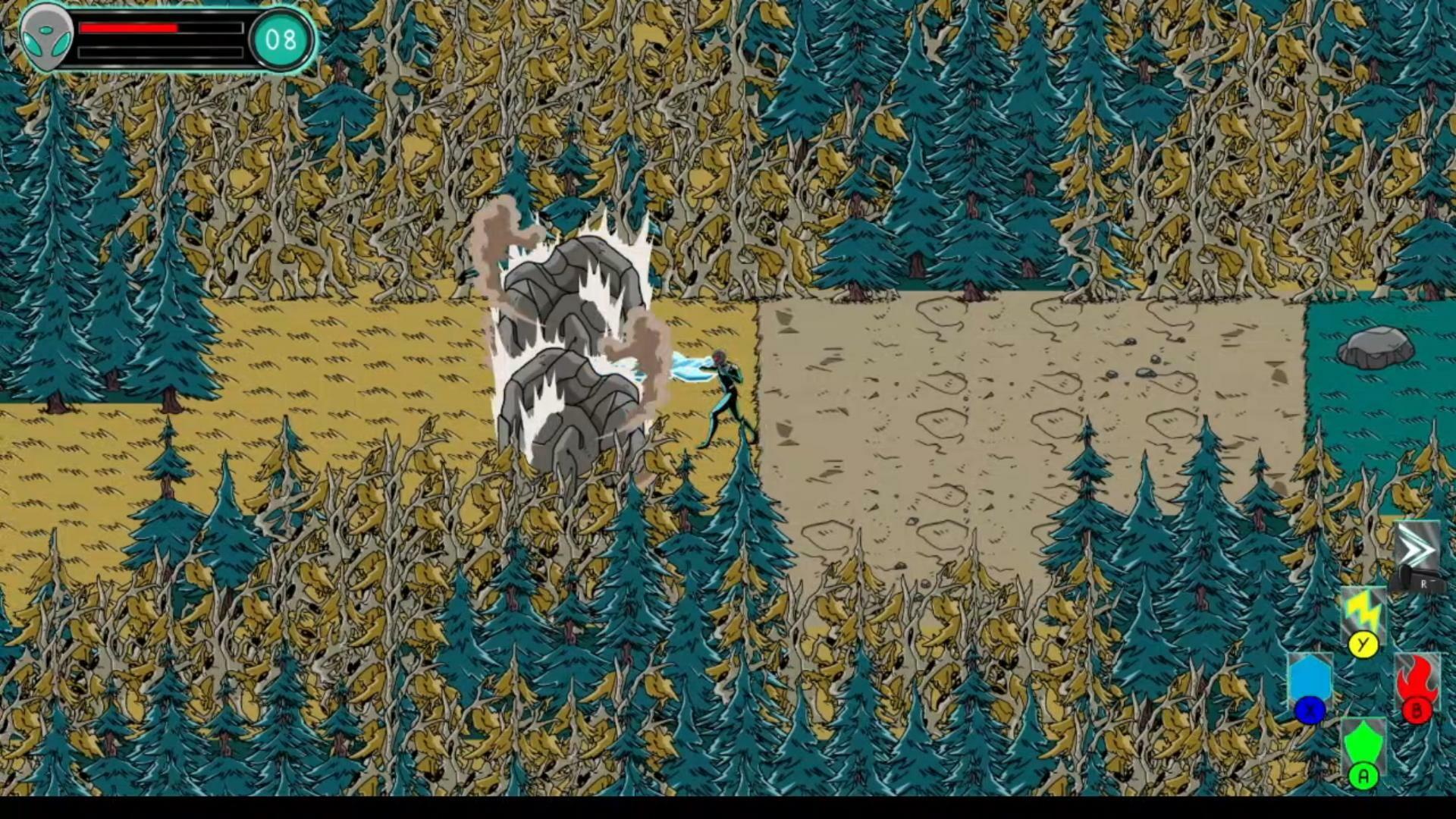 Comet Alpha Rescue Game Screenshot