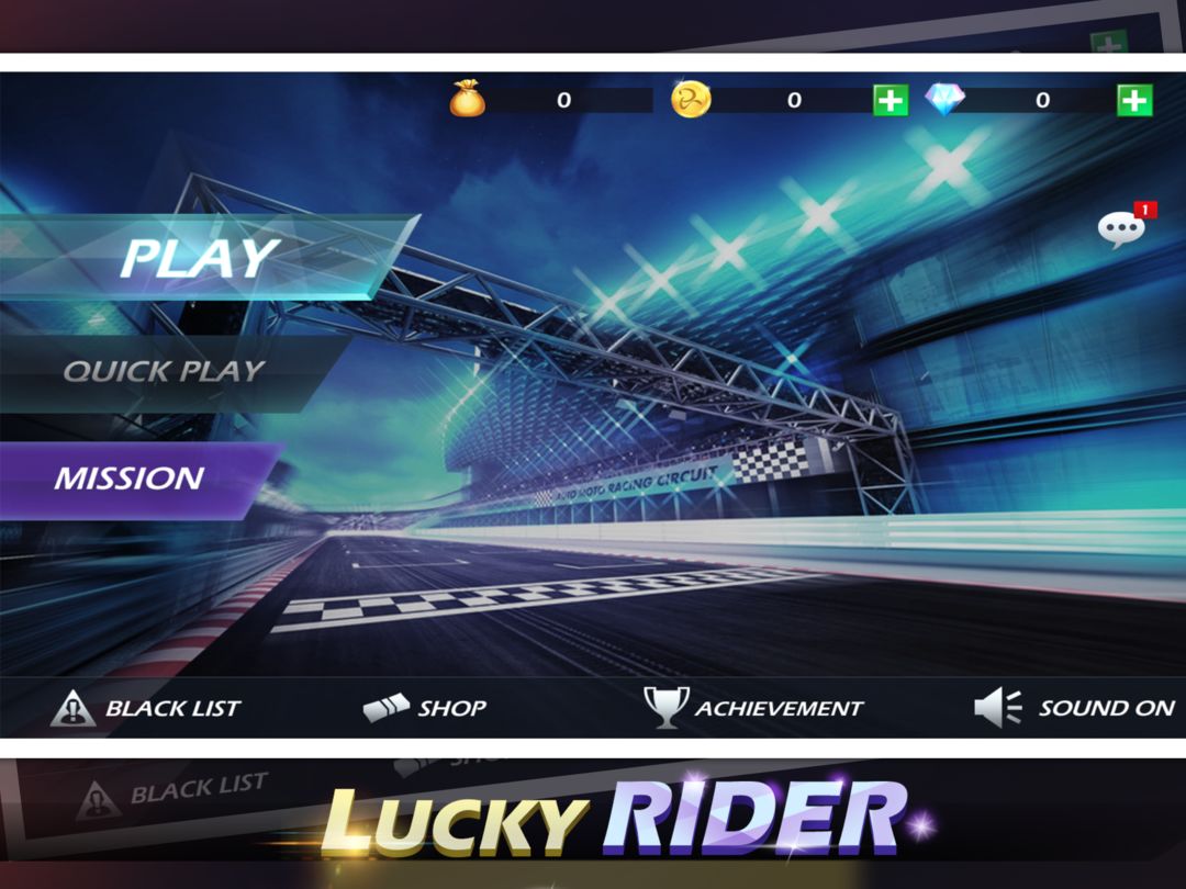 Lucky Rider - Crazy Moto Racing Game ภาพหน้าจอเกม