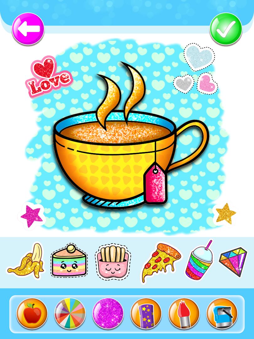 Food Coloring Game - Learn Col screenshot game