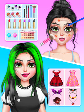 Cuplikan Layar Game Vampire Makeup Games for Girls