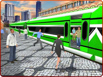 Скриншот игры Impossible Bullet Train Drive : Subway On Rails 3D