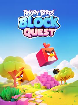 Angry Birds Block Quest Game Screenshot