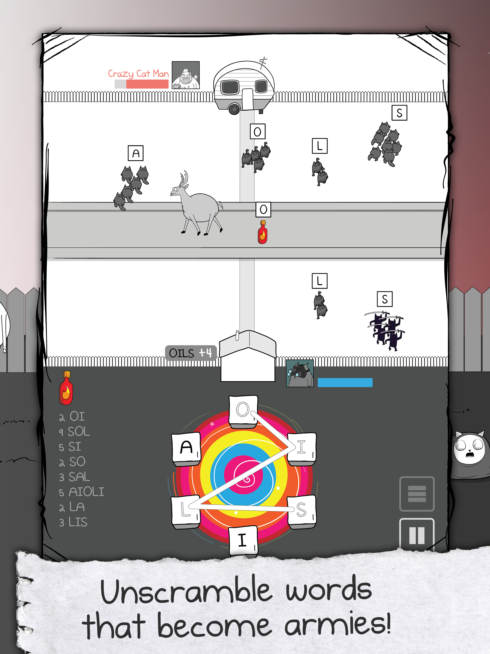 Kitty Letter Game Screenshot