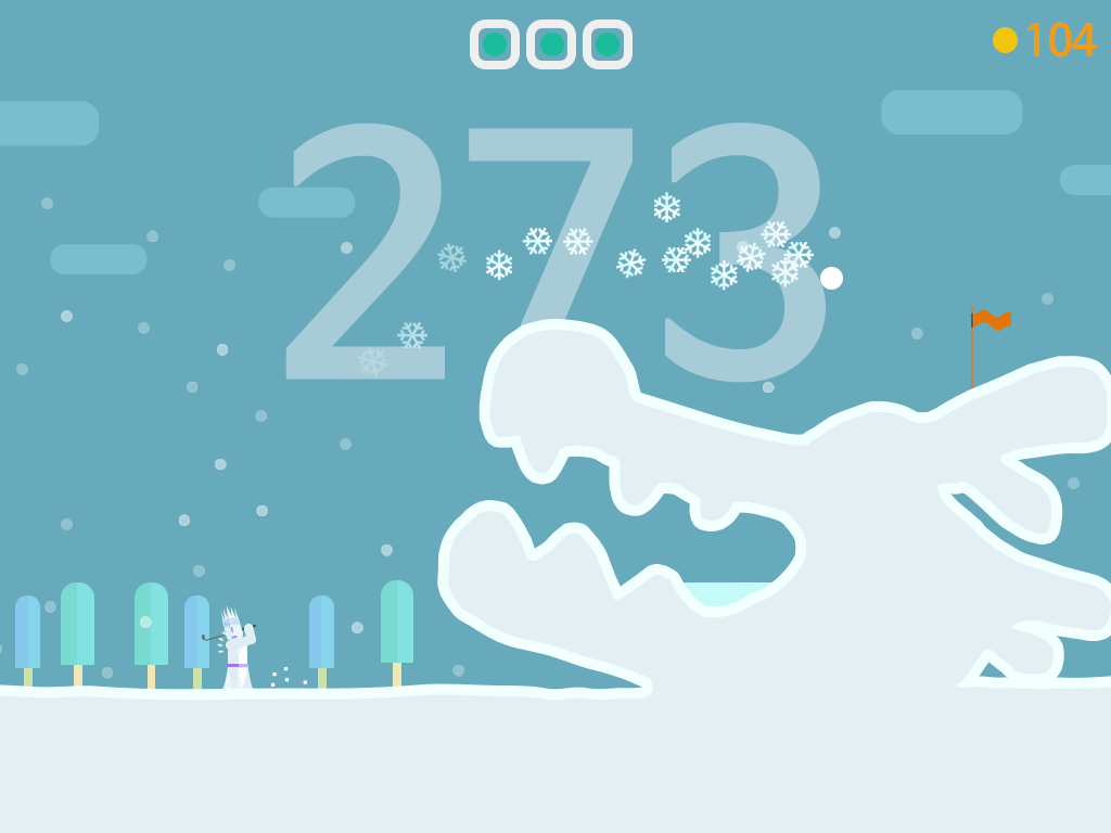 Lonely One : Hole-in-one Game Screenshot
