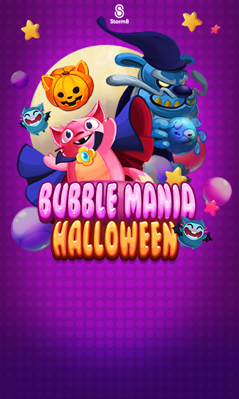Bubble Mania: Halloween Game Screenshot