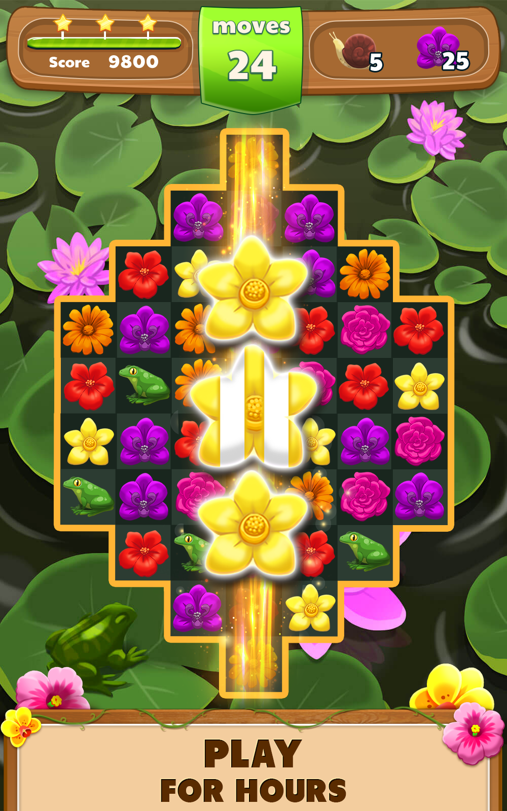 Captura de Tela do Jogo Bloom Blast