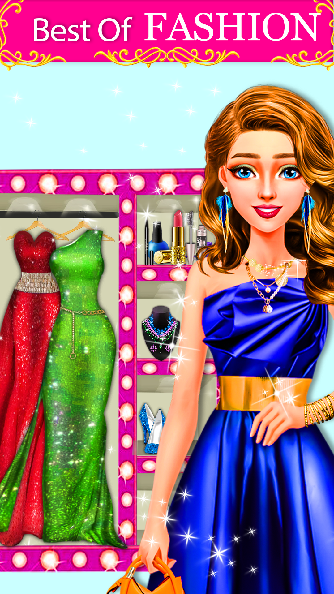 green emerald velvet dress Princess Wedding Dress Up - Girl Fashion Games main image 0
